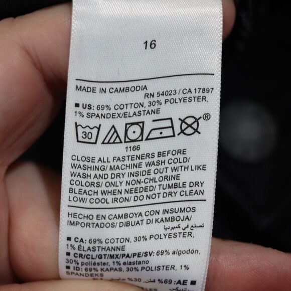 Old Navy Black High-Rise WOW Super Skinny Jeans Women’s Size 16 Chic - Picture 8 of 9